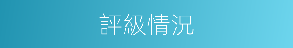 評級情況的同義詞