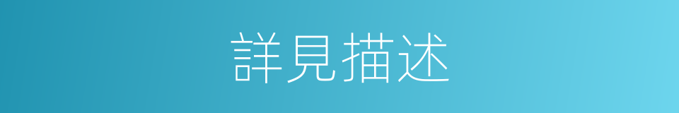 詳見描述的同義詞