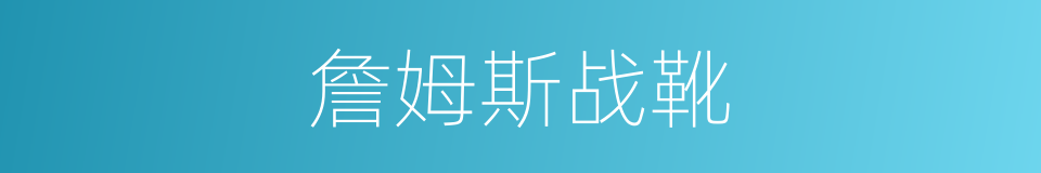 詹姆斯战靴的同义词