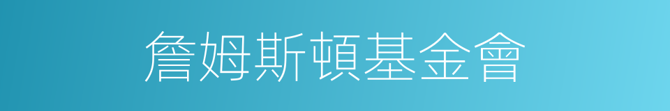 詹姆斯頓基金會的同義詞