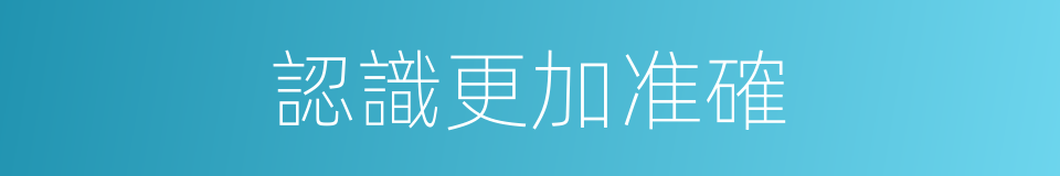 認識更加准確的同義詞