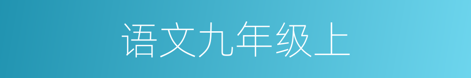 语文九年级上的同义词