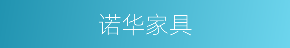 诺华家具的同义词