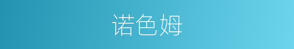 诺色姆的同义词