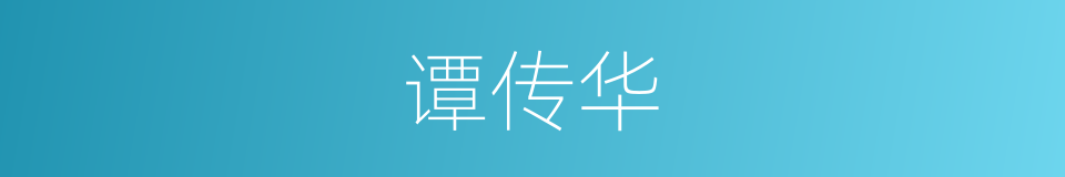 谭传华的同义词