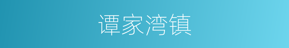 谭家湾镇的同义词