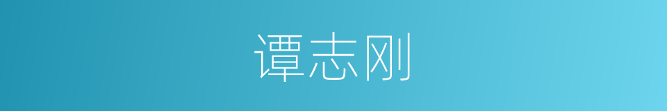 谭志刚的同义词
