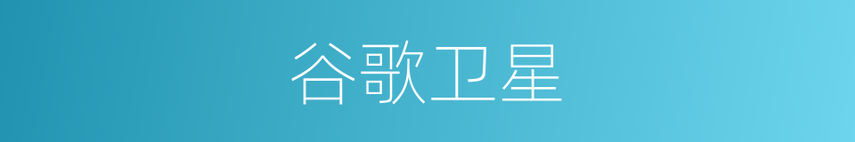 谷歌卫星的同义词