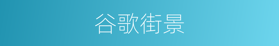 谷歌街景的同义词