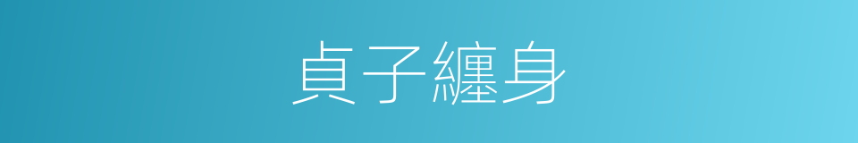 貞子纏身的同義詞