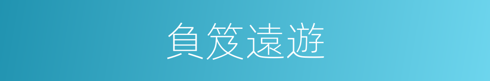 負笈遠遊的同義詞