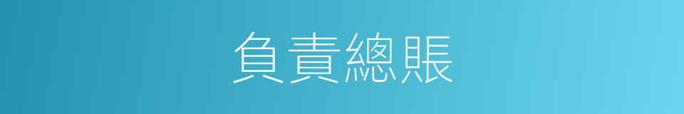 負責總賬的同義詞