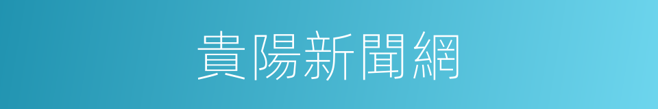 貴陽新聞網的同義詞