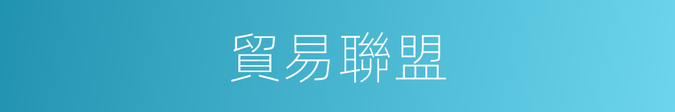 貿易聯盟的意思