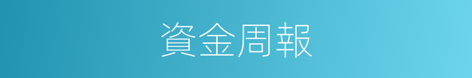 資金周報的同義詞