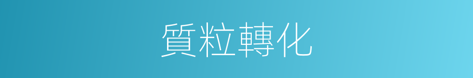 質粒轉化的同義詞