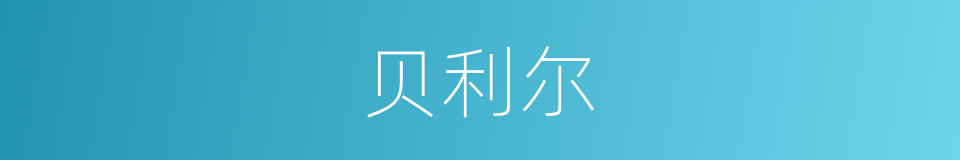 贝利尔的同义词