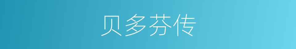 贝多芬传的同义词