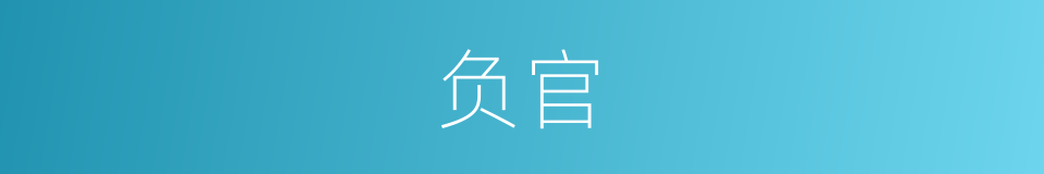 负官的同义词