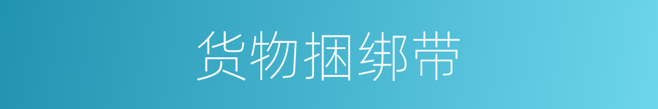 货物捆绑带的同义词