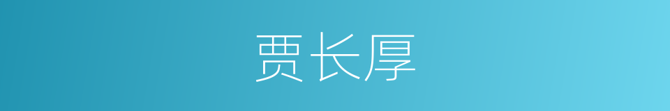 贾长厚的同义词