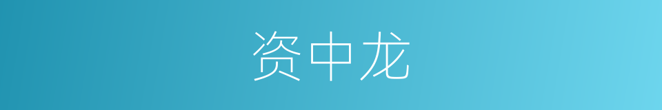 资中龙的同义词