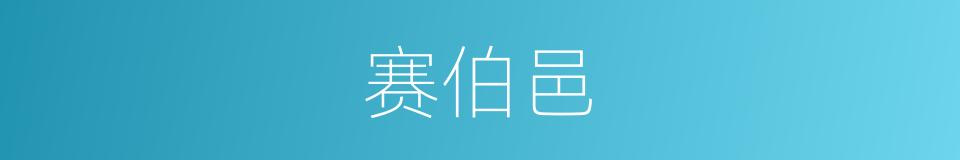 赛伯邑的同义词
