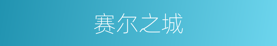 赛尔之城的同义词
