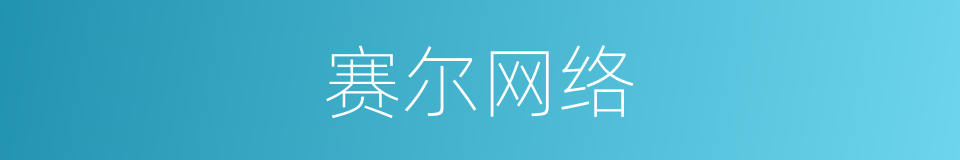 赛尔网络的同义词
