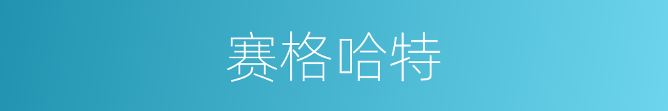 赛格哈特的同义词
