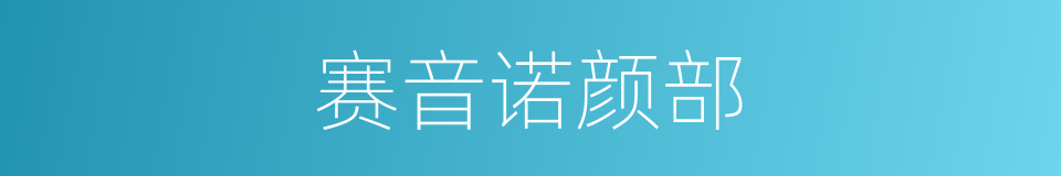 赛音诺颜部的同义词