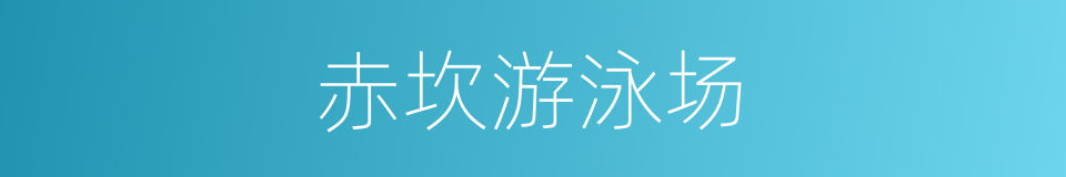 赤坎游泳场的同义词