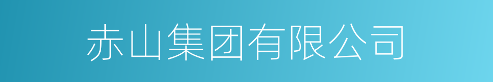 赤山集团有限公司的同义词