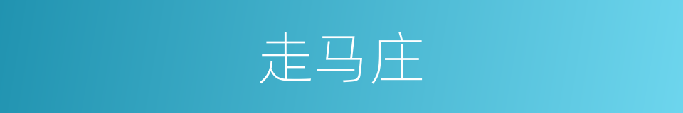 走马庄的同义词