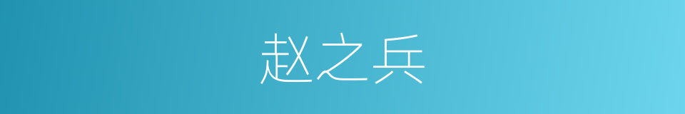 赵之兵的同义词