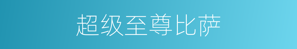 超级至尊比萨的同义词
