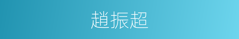 趙振超的同義詞