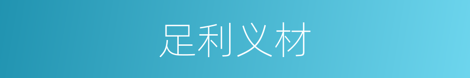 足利义材的同义词