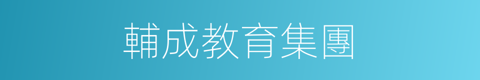 輔成教育集團的同義詞