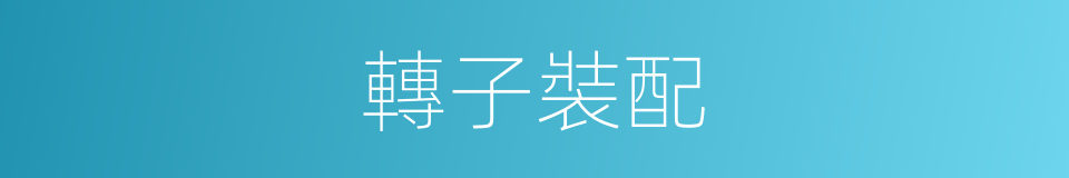 轉子裝配的同義詞