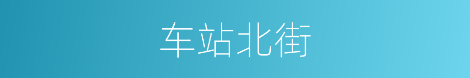 车站北街的同义词