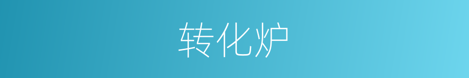 转化炉的同义词