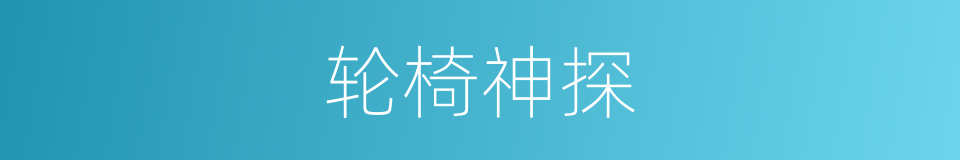 轮椅神探的同义词