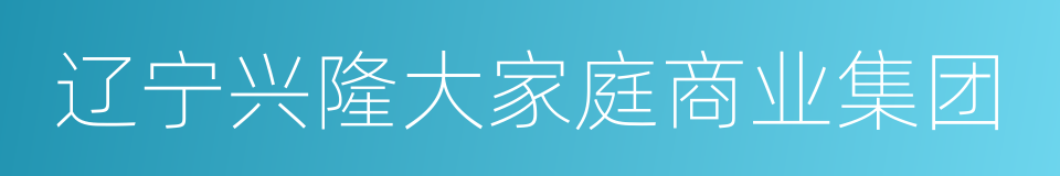辽宁兴隆大家庭商业集团的同义词