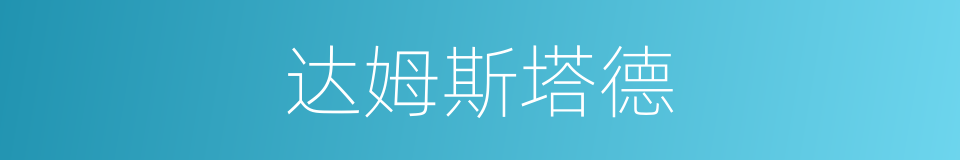 达姆斯塔德的同义词