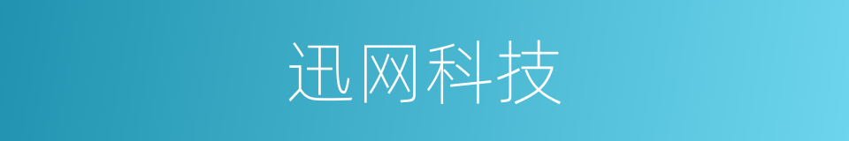 迅网科技的同义词