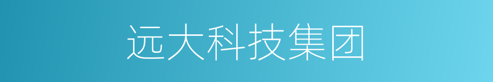 远大科技集团的同义词