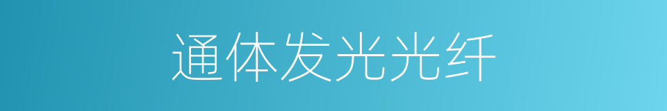 通体发光光纤的同义词