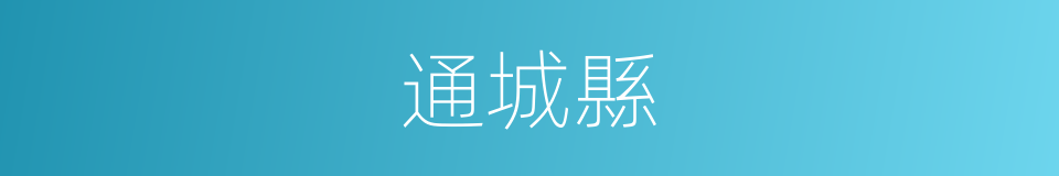 通城縣的同義詞