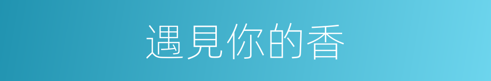 遇見你的香的同義詞